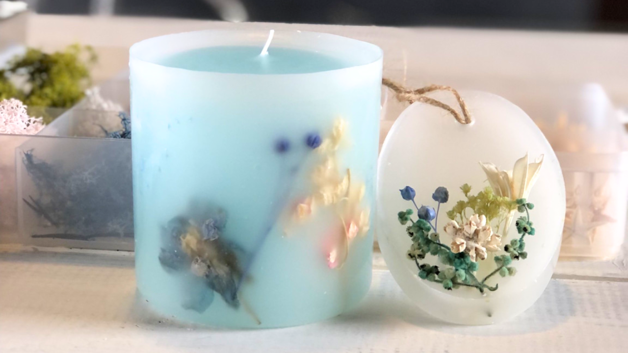 キャンドルづくり体験