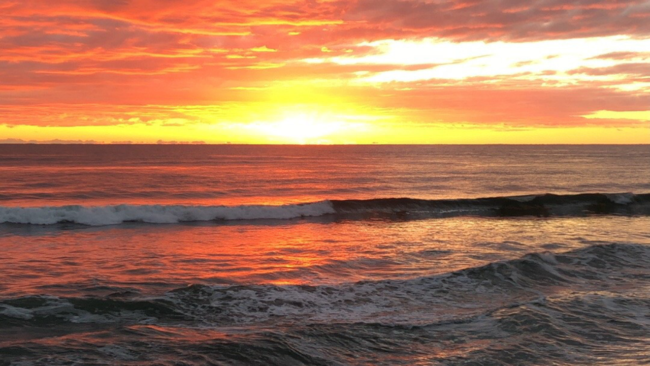 2022年を祝う日の出